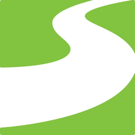 Illustrasjonen viser «Sunnaas S-en» formet som en vei som leder videre fremover. Illustrasjonen representerer vår visjon.