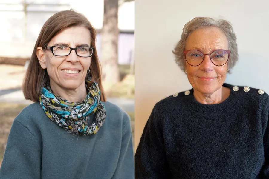Portrettbilder av Ingrid Njerve og Marianne Hjelmen i Brukerutvalget