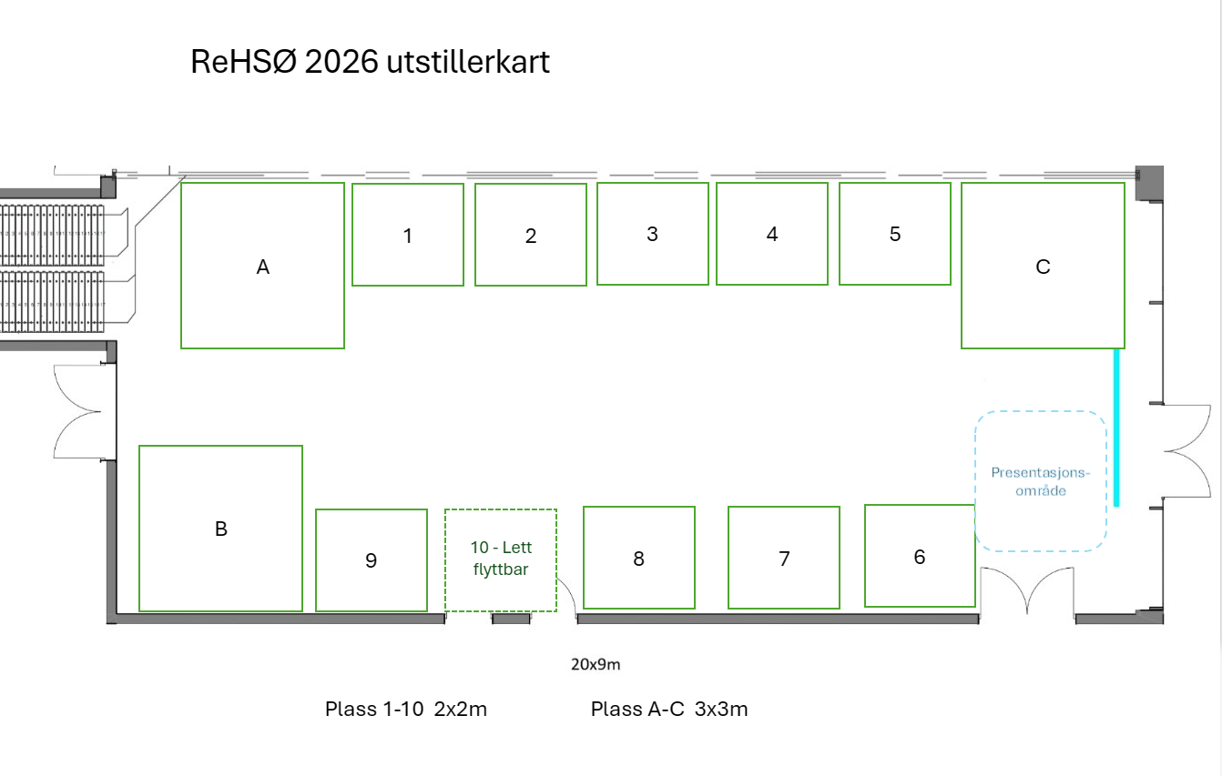 Kart over utstillerplasser