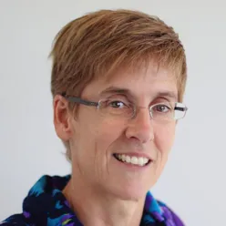 A person wearing glasses