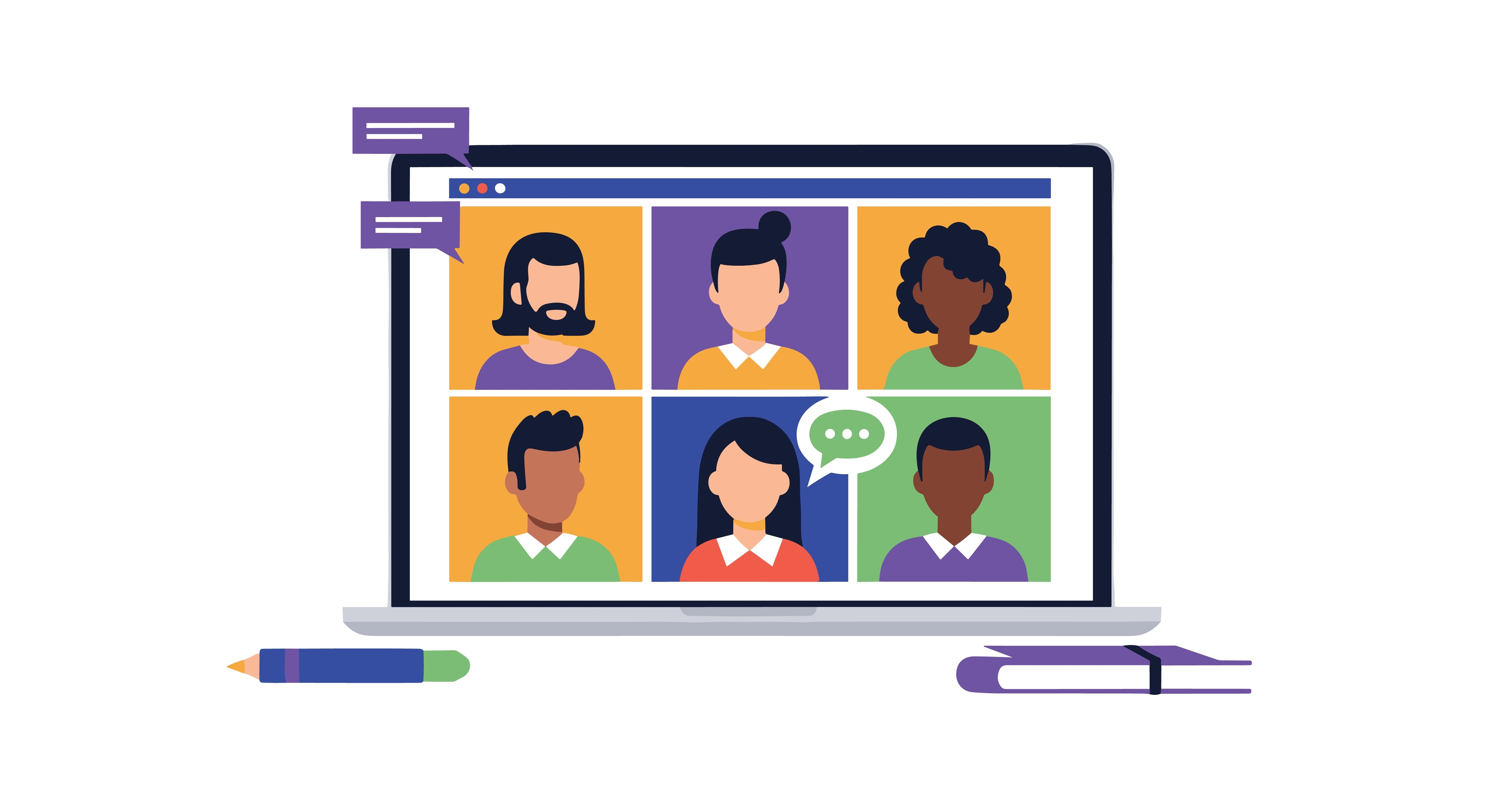 Illustrasjon webinar