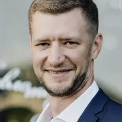 A man smiling for the camera