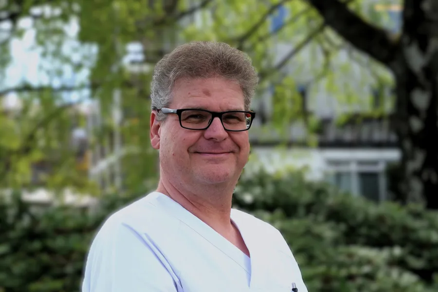 Portrettbilde av klinikkoverlege Frank Becker