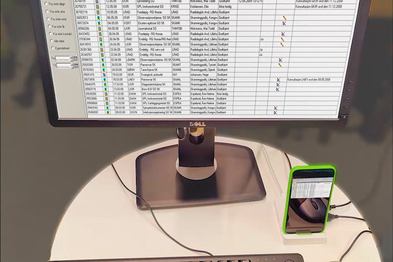 Illustrasjonsbilde dockingstasjon