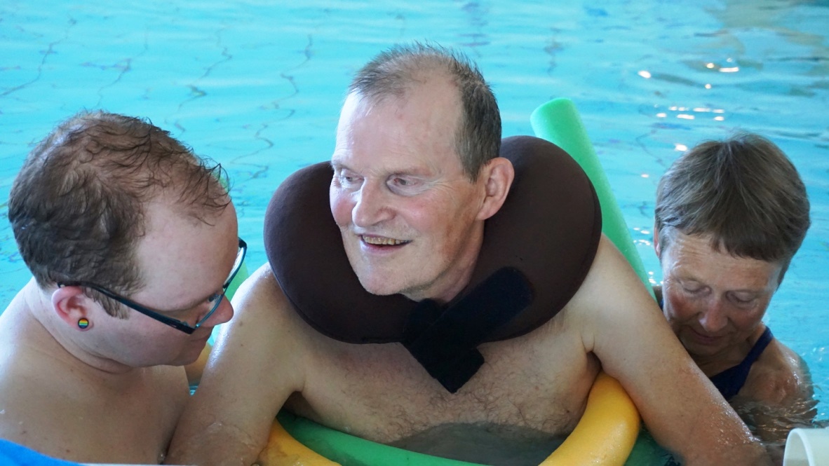 Locked in-pasient i basseng