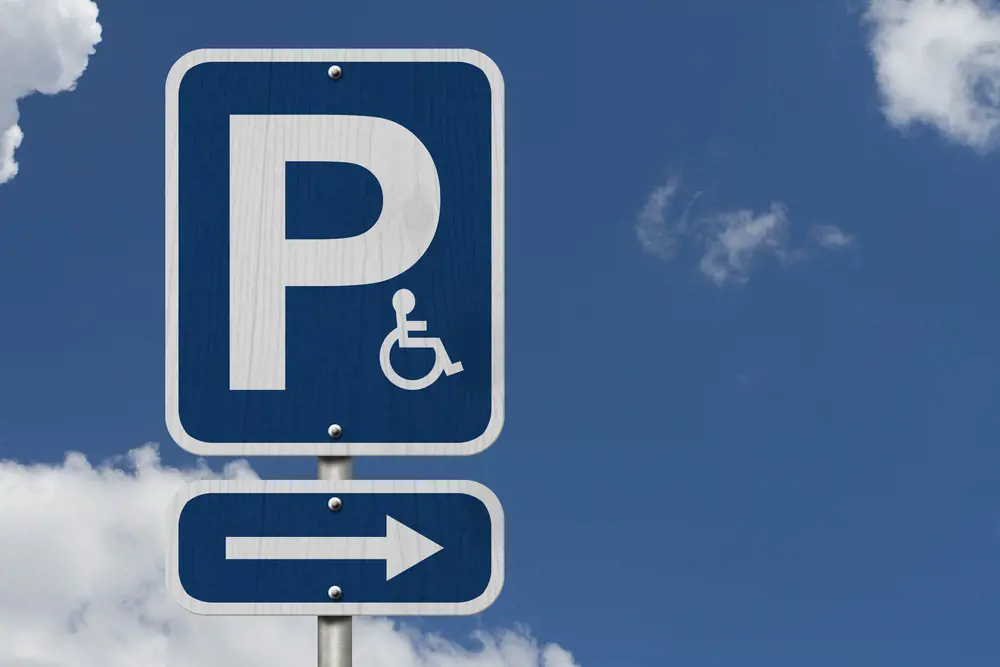 Parkeringsskilt funksjonshemmede, bilde
