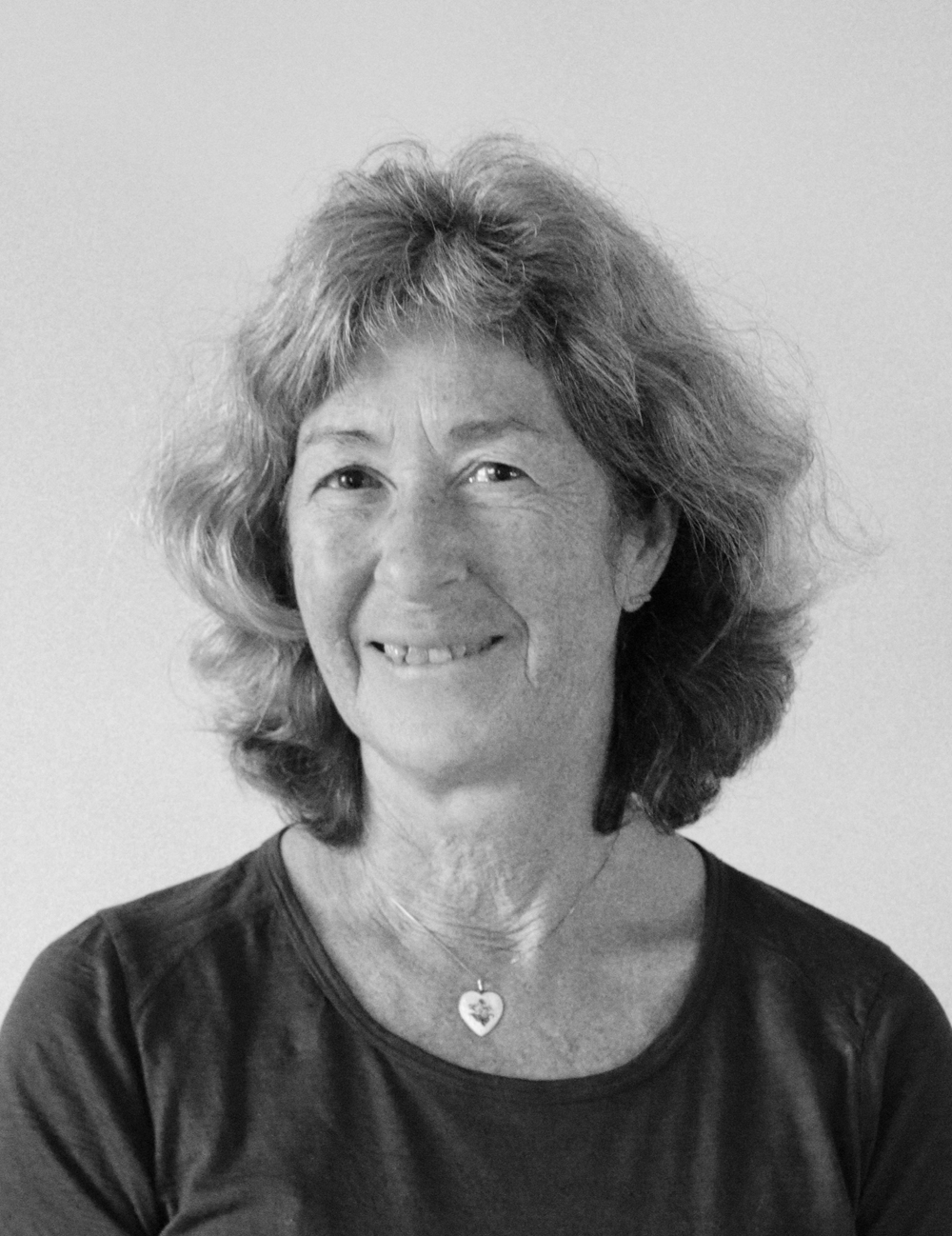 En person med langt hår