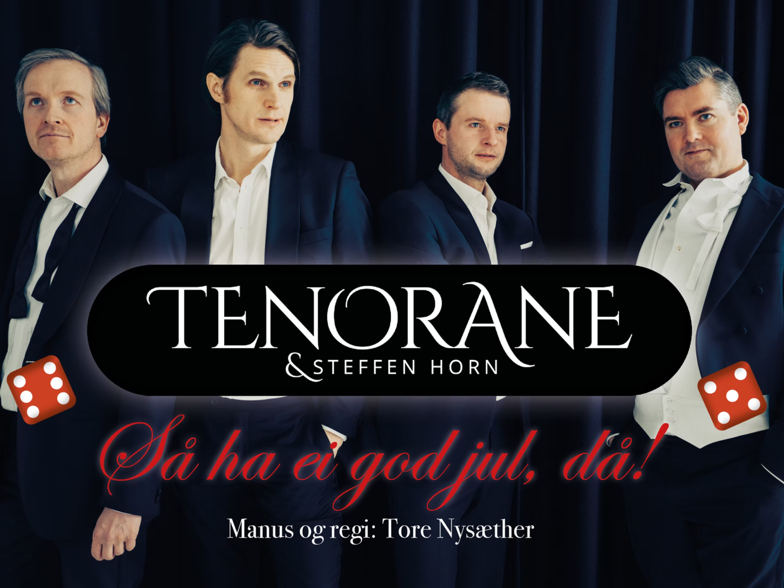 En gruppe menn i dress