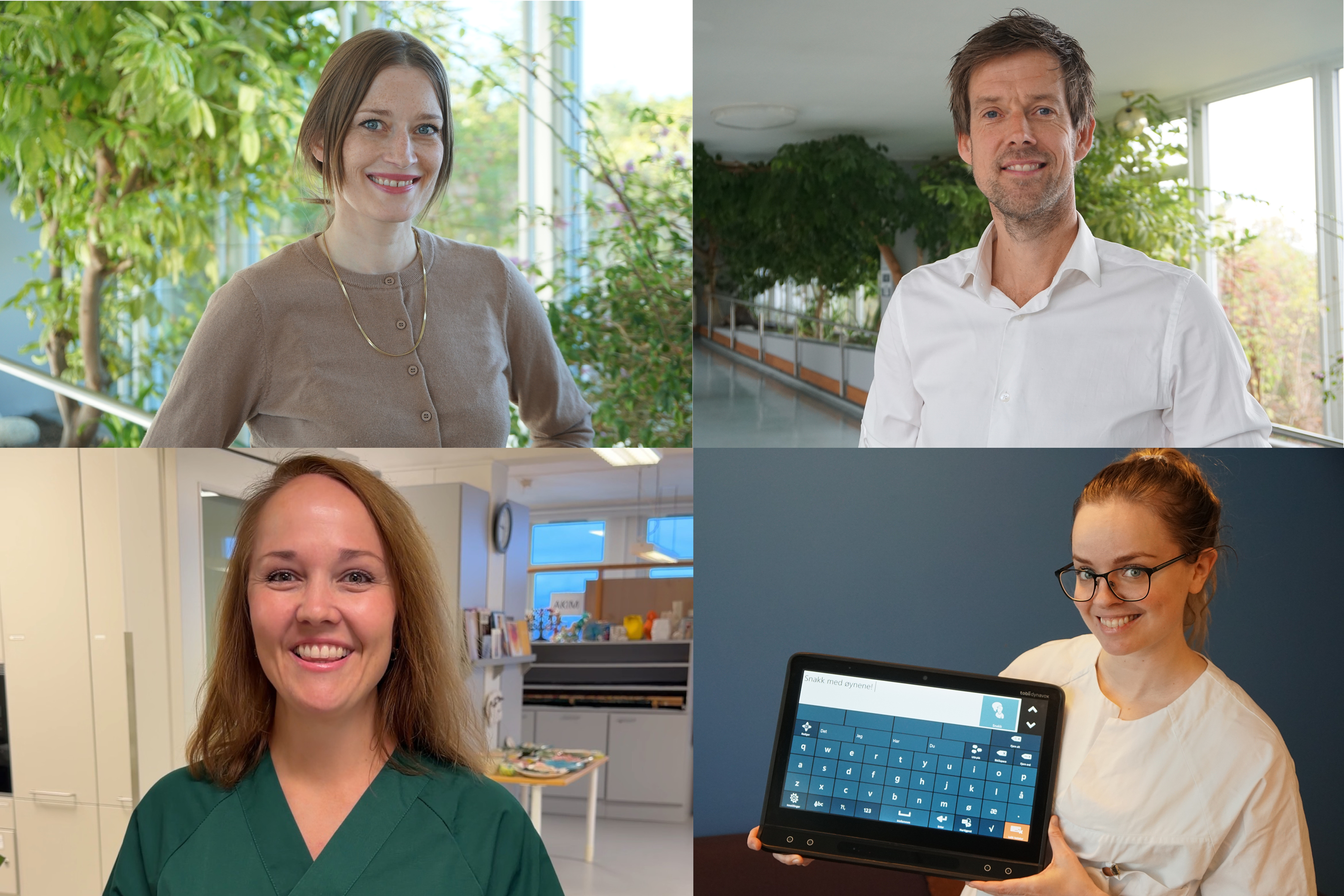 Samlebilde av Hanne Bjørg Slettahjell, Matthijs Wouda, Anne-Marthe Sanders og Helle Walseth Nilsen
