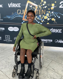 En person i rullestol